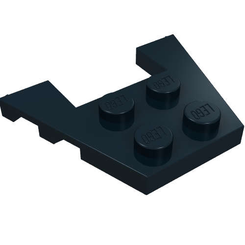 Part 48183 - Wedge, Plate 3 x 4 with Stud Notches - De BrickPlaats