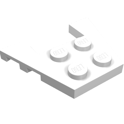 Part 48183 - Wedge, Plate 3 x 4 with Stud Notches - De BrickPlaats