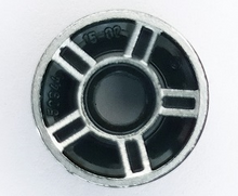 Part 50944pb01 - Wheel 11mm D. x 6mm with 5 Spokes with Silver Outline Pattern - De BrickPlaats