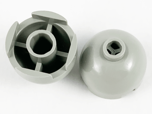 Part 553a - Brick, Round 2 x 2 Dome Top without Bottom Axle Holder - Blocked Open Stud - De BrickPlaats