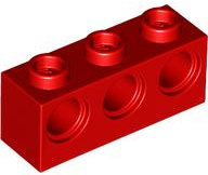 Part 5565 - Technic, Brick 1 x 3 with Holes - De BrickPlaats