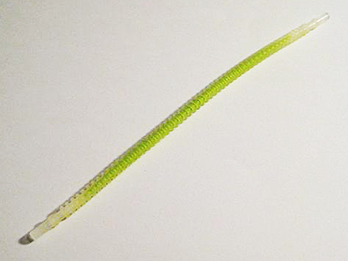Part 57539pb02 - Hose, Flexible Ribbed with 8mm Ends 19L / 15.2cm with Molded Lime Center Pattern - De BrickPlaats