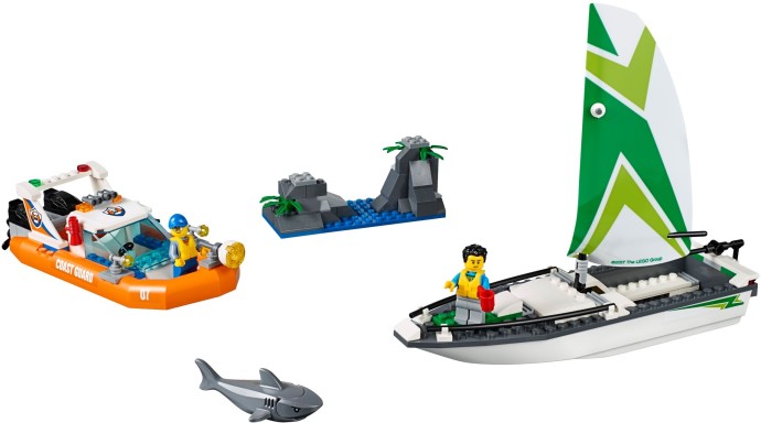 Set 60168 - Sailboat Rescue - De BrickPlaats