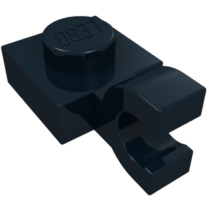 Part 6019 - Plate, Modified 1 x 1 with U Clip (Horizontal Grip) - De BrickPlaats