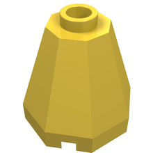 Part 6039 - Cone 2 x 2 x 1 2/3 Octagonal - De BrickPlaats