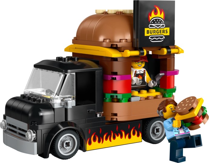 LEGO® City Burger Truck Toy Building Set 60404 - De BrickPlaats