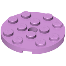 Part 60474 - Plate, Round 4 x 4 with Hole - De BrickPlaats