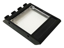 Part 60806c01 - Window 4 x 4 x 3 Roof with Bottom Panel with Trans-Clear Glass (60806 / 60603) - De BrickPlaats