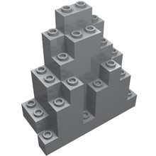 Part 6083 - Rock Panel 3 x 8 x 7 Triangular (LURP) - De BrickPlaats