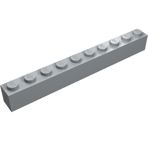 Part 6111 - Brick 1 x 10 - De BrickPlaats