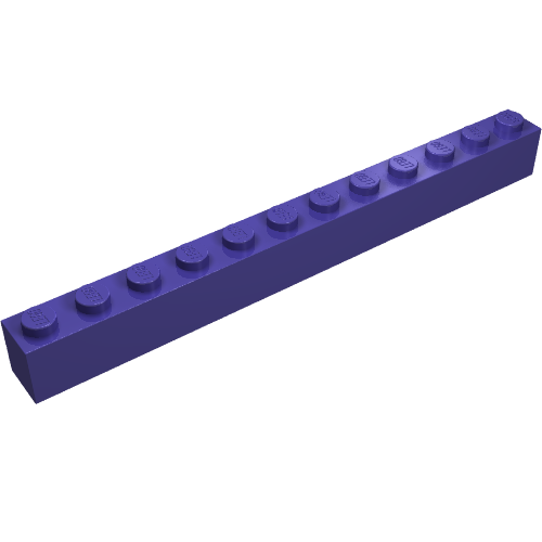 Part 6112 - Brick 1 x 12 - De BrickPlaats