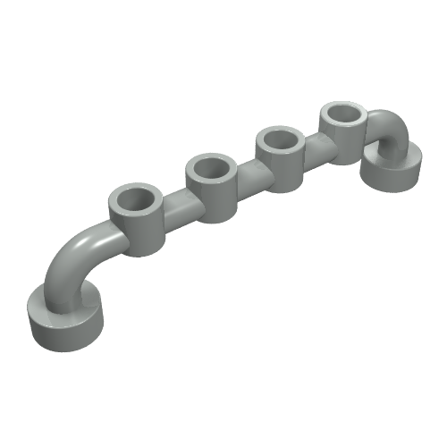 Part 6140 - Bar 1 x 6 with Hollow Studs - De BrickPlaats