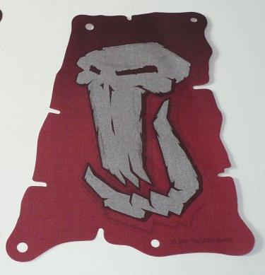Part 61627 - Cloth Sail 14 x 20 Tattered with Fantasy Era Troll Skull Pattern - De BrickPlaats