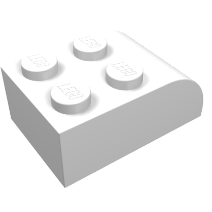Part 6215 - Slope, Curved 3 x 2 with 4 Studs - De BrickPlaats