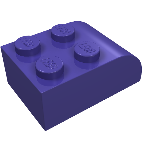 Part 6215 - Slope, Curved 3 x 2 with 4 Studs - De BrickPlaats