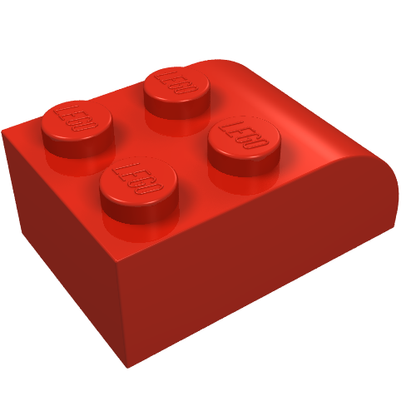 Part 6215 - Slope, Curved 3 x 2 with 4 Studs - De BrickPlaats