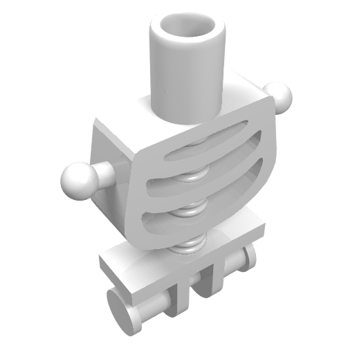 Part 6260 - Torso Skeleton, Rounded Rib Cage and Thin Shoulder Pins - De BrickPlaats