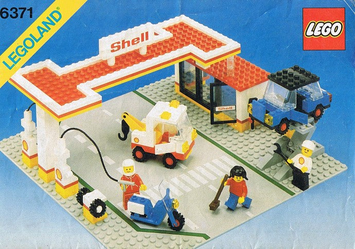 Set 6371 - Service Station - De BrickPlaats