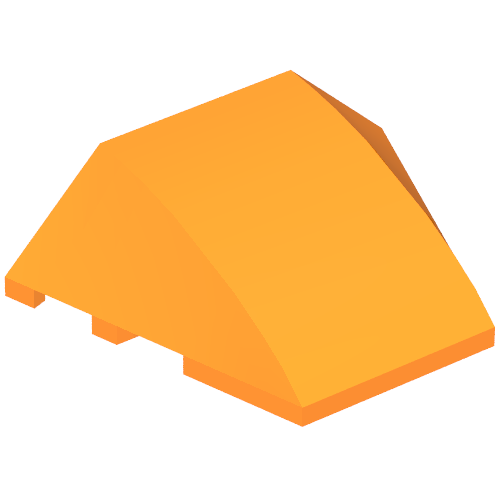 Part 64225 - Wedge 4 x 3 Triple Curved No Studs - De BrickPlaats
