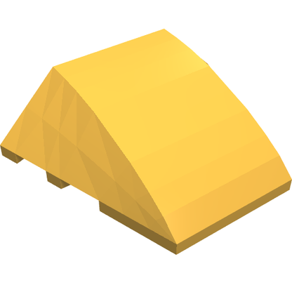 Part 64225 - Wedge 4 x 3 Triple Curved No Studs - De BrickPlaats