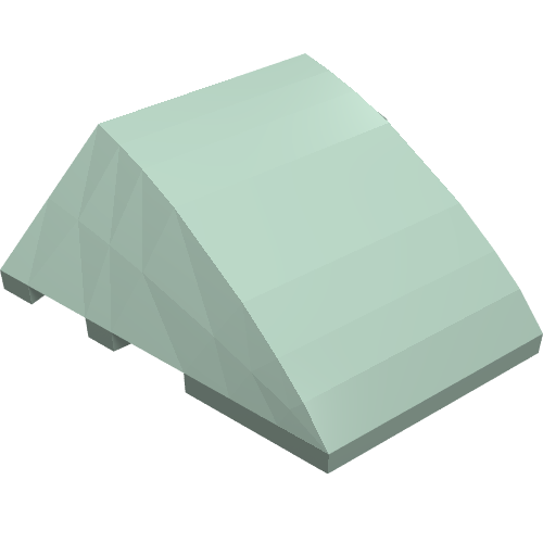 Part 64225 - Wedge 4 x 3 Triple Curved No Studs - De BrickPlaats
