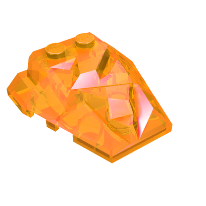 Part 64867 - Wedge 4 x 4 Fractured Polygon Top - De BrickPlaats