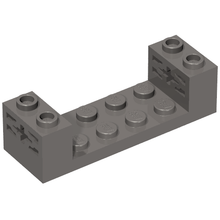 Part 65635 - Technic, Brick 2 x 6 x 1 1/3 with Axle Holes and Bottom Pins - De BrickPlaats