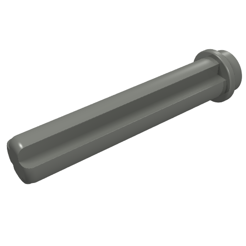 Part 6587 - Technic, Axle 3L with Stud - De BrickPlaats