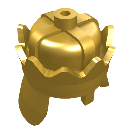 Part 71015 - Minifigure, Headgear Crown - De BrickPlaats