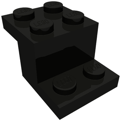 Part 73562 - Bracket 3 x 2 x 1 1/3 with Bottom Stud Holder - De BrickPlaats
