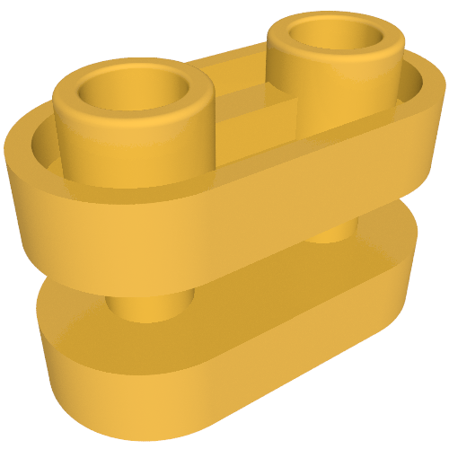 Part 77808 - Brick, Round 1 x 2 with Hollow Studs and Open Center with Bars - De BrickPlaats
