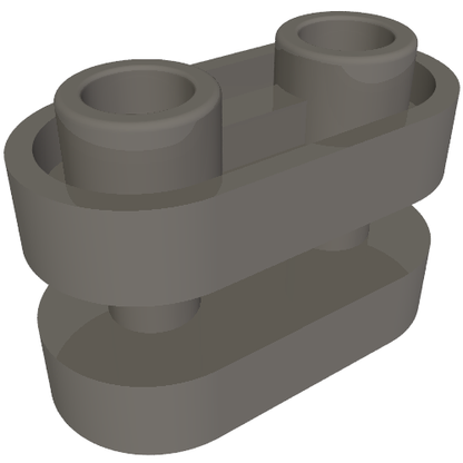 Part 77808 - Brick, Round 1 x 2 with Hollow Studs and Open Center with Bars - De BrickPlaats