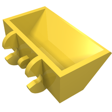Part 784 - Vehicle, Digger Bucket Smooth 2 x 4 x 1 - De BrickPlaats