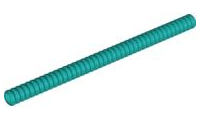 Part 78c14 - Hose, Ribbed 7mm D. 14L / 11.2cm - De BrickPlaats