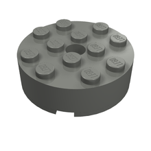Part 87081 - Brick, Round 4 x 4 with Hole - De BrickPlaats
