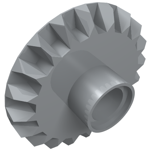 Part 87407 - Technic, Gear 20 Tooth Bevel with Pin Hole - De BrickPlaats