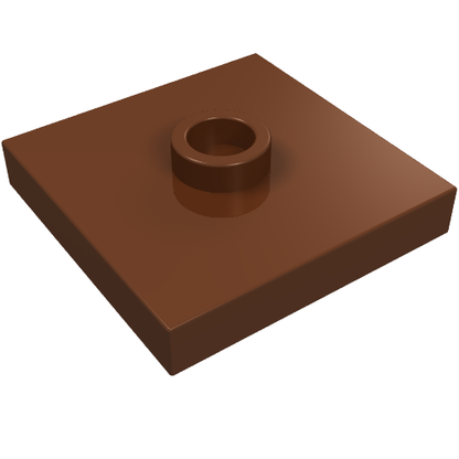 Part 87580 - Plate, Modified 2 x 2 with Groove and 1 Stud in Center (Jumper) - De BrickPlaats