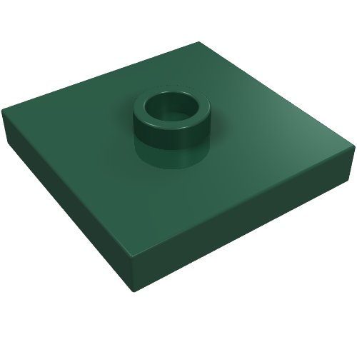 Part 87580 - Plate, Modified 2 x 2 with Groove and 1 Stud in Center (Jumper) - De BrickPlaats