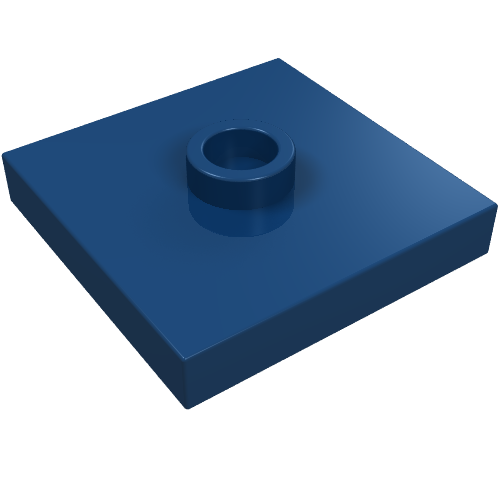 Part 87580 - Plate, Modified 2 x 2 with Groove and 1 Stud in Center (Jumper) - De BrickPlaats