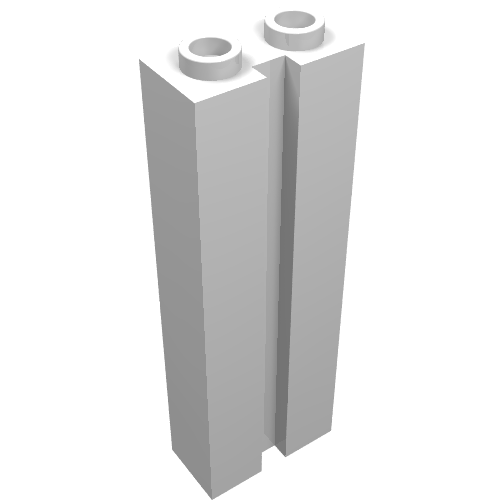 Part 88393 - Brick, Modified 1 x 2 x 5 with Channel - De BrickPlaats