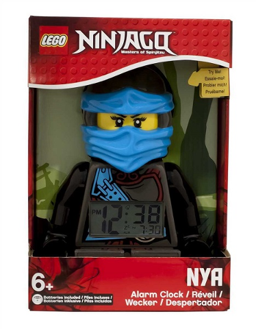 Gear 9009303 - Digital Clock, NINJAGO Jungle Nya Figure Alarm