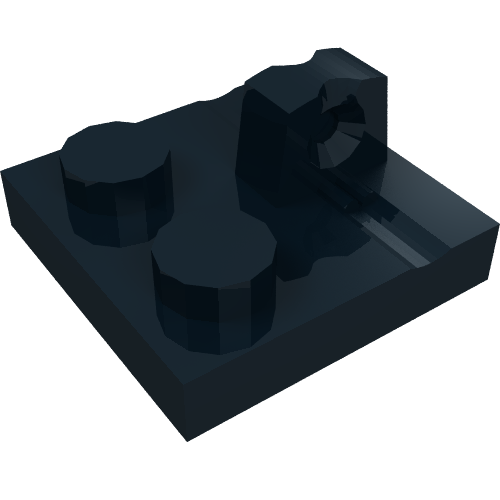 Part 92582 - Hinge Plate 2 x 2 Locking with 1 Finger on Top - De BrickPlaats