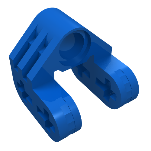 Part 92907 - Technic, Axle and Pin Connector Perpendicular Split - De BrickPlaats