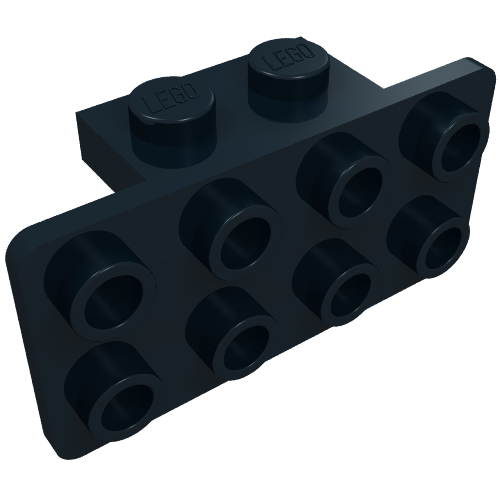 Part 93274 - Bracket 1 x 2 - 2 x 4 - De BrickPlaats