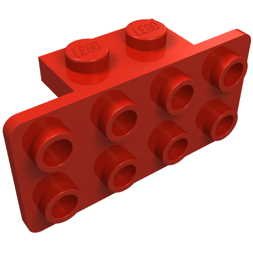 Part 93274 - Bracket 1 x 2 - 2 x 4 - De BrickPlaats