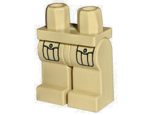 Part 970c00pb0018 - Hips and Legs with Cargo Pockets Front with Buttons Pattern - De BrickPlaats