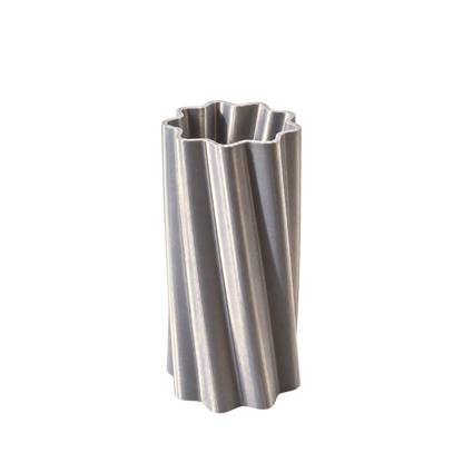 Vaas voor LEGO® bloemen Metallic Zilver Medium