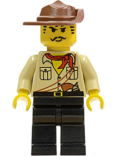 Minifig adv010 - Johnny Thunder (Desert) - De BrickPlaats