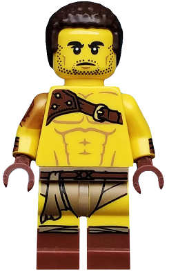 Minifig col293 - Roman Gladiator, Series 17 (Minifigure Only without Stand and Accessories) - De BrickPlaats