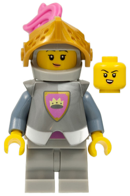 Minifig col408 - Knight of the Yellow Castle, Series 23 (Minifigure Only without Stand and Accessories) - De BrickPlaats